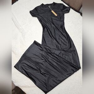 Skims shine spandex long dress